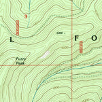 United States Geological Survey Thor Mountain, ID (1995, 24000-Scale) digital map