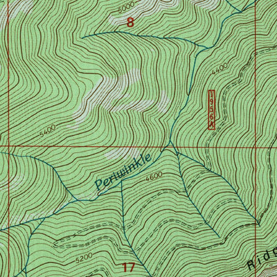 United States Geological Survey Thor Mountain, ID (1995, 24000-Scale) digital map
