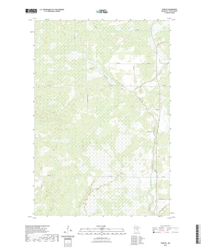 United States Geological Survey Thor SE, MN (2022, 24000-Scale) digital map