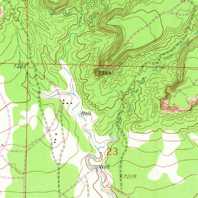 United States Geological Survey Thoreau, NM (1963, 24000-Scale) digital map