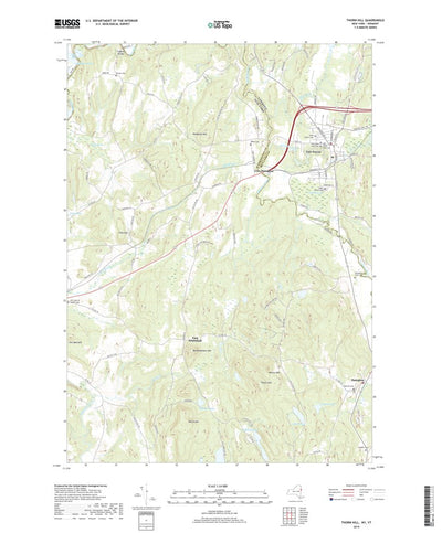United States Geological Survey Thorn Hill, NY (2019, 24000-Scale) digital map