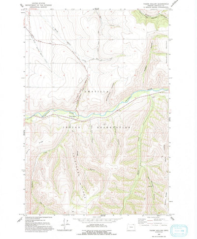 United States Geological Survey Thorn Hollow, OR (1964, 24000-Scale) digital map