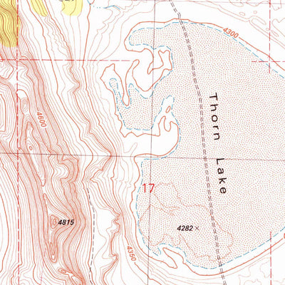 United States Geological Survey Thorn Lake, OR (1981, 24000-Scale) digital map