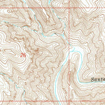 United States Geological Survey Thorn Peak, AZ (1967, 24000-Scale) digital map