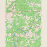 United States Geological Survey Thornapple, WI (1971, 24000-Scale) digital map