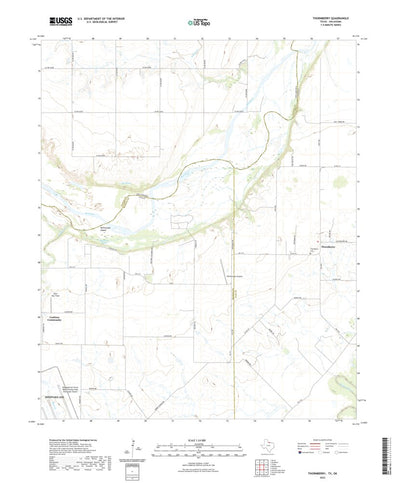 United States Geological Survey Thornberry, TX (2022, 24000-Scale) digital map