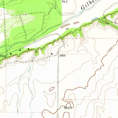 United States Geological Survey Thornberry, TX-OK (1972, 24000-Scale) digital map
