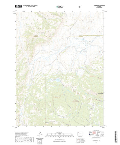 United States Geological Survey Thornburgh, CO (2022, 24000-Scale) digital map