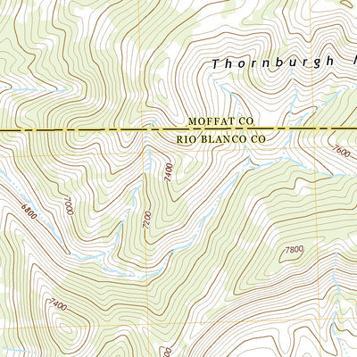 United States Geological Survey Thornburgh, CO (2022, 24000-Scale) digital map