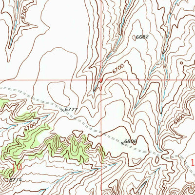 United States Geological Survey Thornburgh Gulch, CO (1969, 24000-Scale) digital map