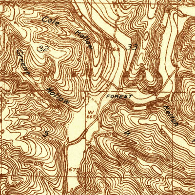 United States Geological Survey Thornfield, MO (1936, 48000-Scale) digital map