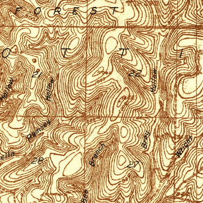United States Geological Survey Thornfield, MO (1936, 48000-Scale) digital map