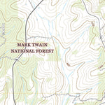 United States Geological Survey Thornfield, MO (2021, 24000-Scale) digital map