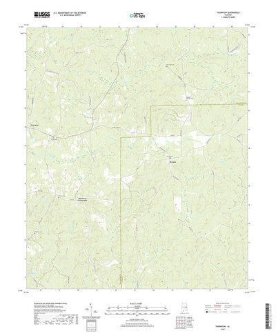 United States Geological Survey Thornton, AL (2020, 24000-Scale) digital map