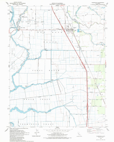 United States Geological Survey Thornton, CA (1978, 24000-Scale) digital map