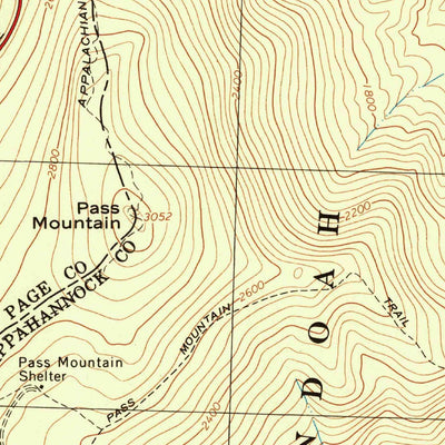 United States Geological Survey Thornton Gap, VA (1994, 24000-Scale) digital map