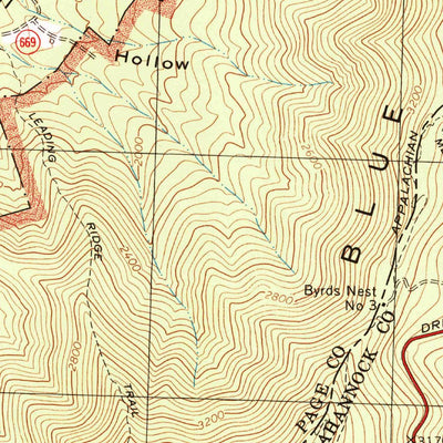 United States Geological Survey Thornton Gap, VA (1994, 24000-Scale) digital map