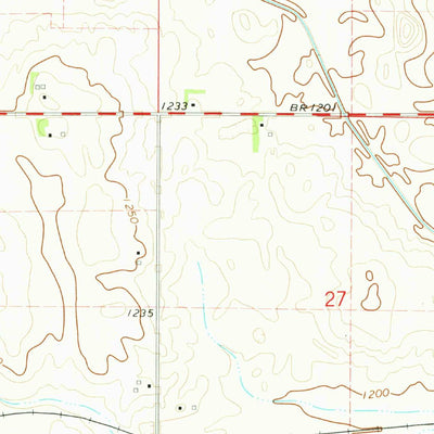 United States Geological Survey Thornton, IA (1972, 24000-Scale) digital map