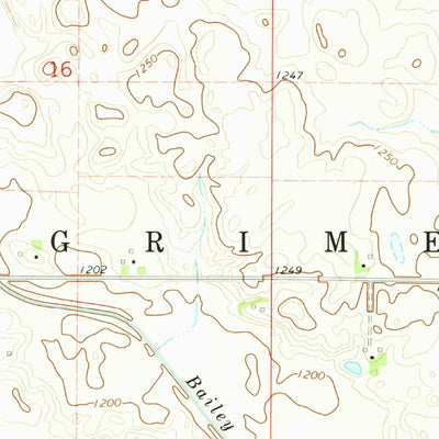 United States Geological Survey Thornton, IA (1972, 24000-Scale) digital map