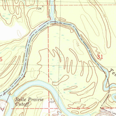 United States Geological Survey Thornton, MS (1982, 24000-Scale) digital map