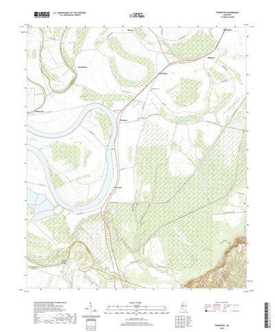 United States Geological Survey Thornton, MS (2020, 24000-Scale) digital map