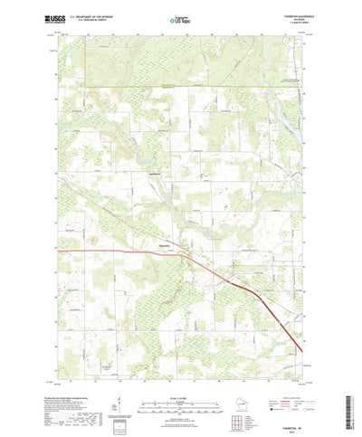United States Geological Survey Thornton, WI (2022, 24000-Scale) digital map