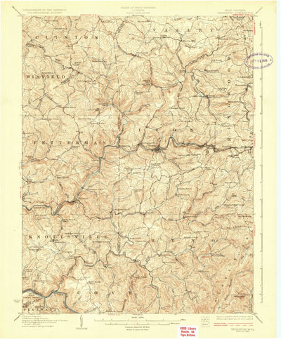 United States Geological Survey Thornton, WV (1926, 62500-Scale) digital map