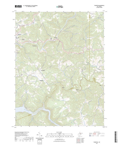 United States Geological Survey Thornton, WV (2023, 24000-Scale) digital map