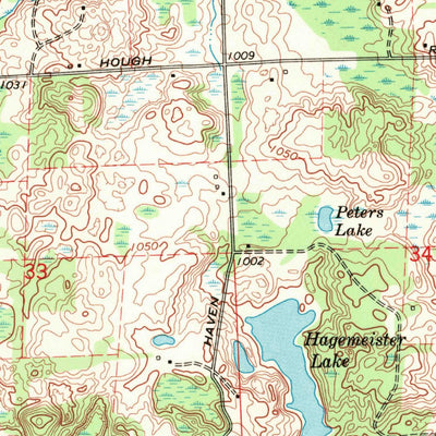 United States Geological Survey Thornville, MI (1968, 24000-Scale) digital map