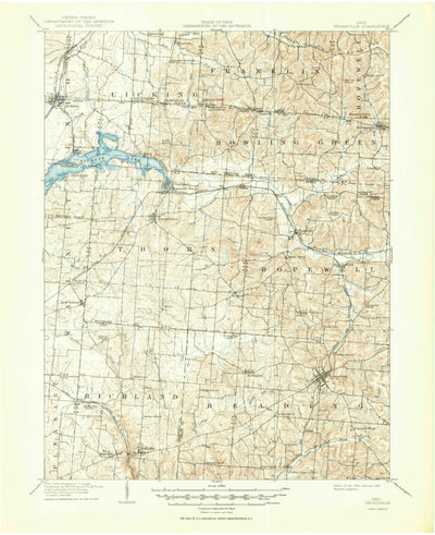 United States Geological Survey Thornville, OH (1909, 62500-Scale) digital map