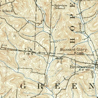 United States Geological Survey Thornville, OH (1909, 62500-Scale) digital map
