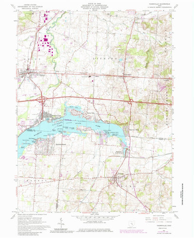 United States Geological Survey Thornville, OH (1961, 24000-Scale) digital map