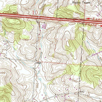 United States Geological Survey Thornville, OH (1961, 24000-Scale) digital map
