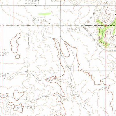 United States Geological Survey Thornwood Ranch, MT (1983, 24000-Scale) digital map