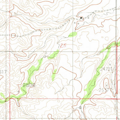 United States Geological Survey Thornwood Ranch, MT (1983, 24000-Scale) digital map