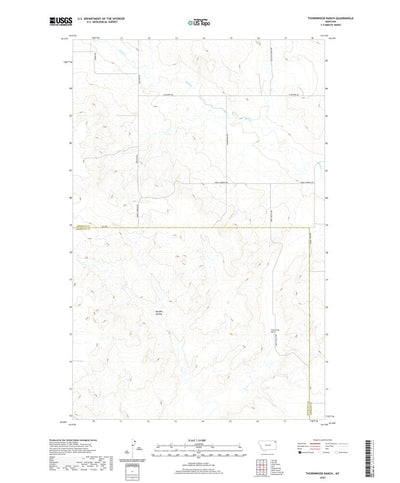 United States Geological Survey Thornwood Ranch, MT (2020, 24000-Scale) digital map