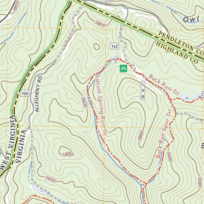 United States Geological Survey Thornwood, WV (2023, 24000-Scale) digital map