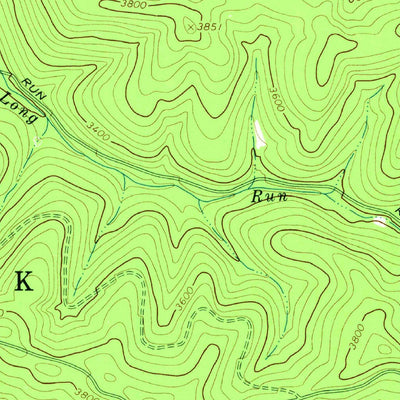 United States Geological Survey Thornwood, WV-VA (1969, 24000-Scale) digital map