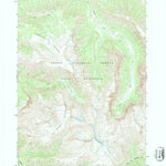 United States Geological Survey Thorofare Plateau, WY (1970, 24000-Scale) digital map