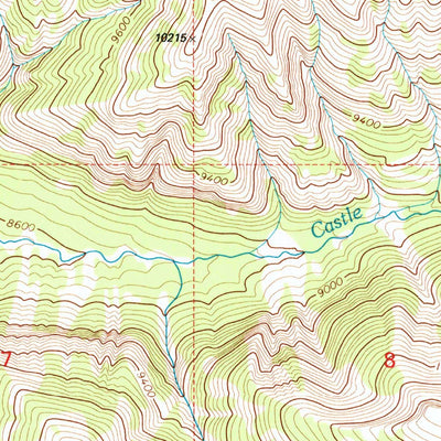 United States Geological Survey Thorofare Plateau, WY (1996, 24000-Scale) digital map