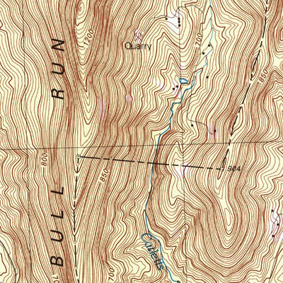 United States Geological Survey Thoroughfare Gap, VA (1994, 24000-Scale) digital map