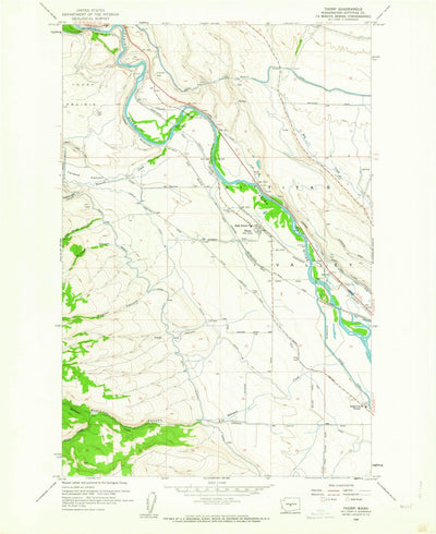 United States Geological Survey Thorp, WA (1958, 24000-Scale) digital map