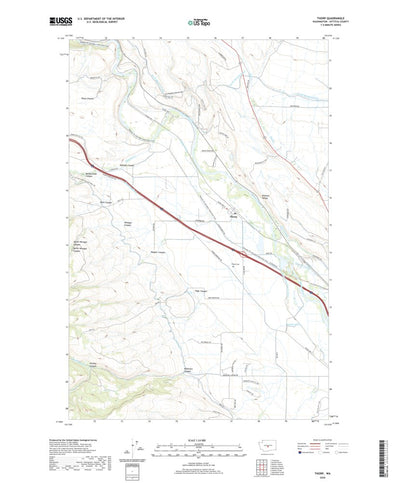 United States Geological Survey Thorp, WA (2020, 24000-Scale) digital map