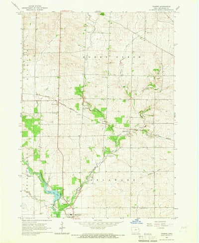 United States Geological Survey Thorpe, IA (1965, 24000-Scale) digital map