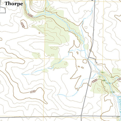 United States Geological Survey Thorpe, IA (2022, 24000-Scale) digital map