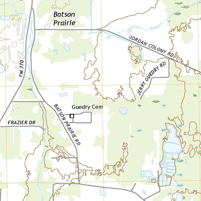 United States Geological Survey Thorson Gully, TX (2022, 24000-Scale) digital map