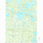 United States Geological Survey Thousand Island Lake, MI-WI (1981, 24000-Scale) digital map
