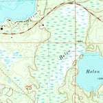 United States Geological Survey Thousand Island Lake, MI-WI (1981, 24000-Scale) digital map