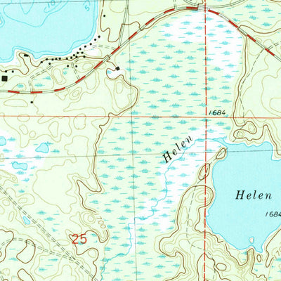 United States Geological Survey Thousand Island Lake, MI-WI (1981, 24000-Scale) digital map