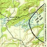 United States Geological Survey Thousand Island Park, NY (1943, 31680-Scale) digital map
